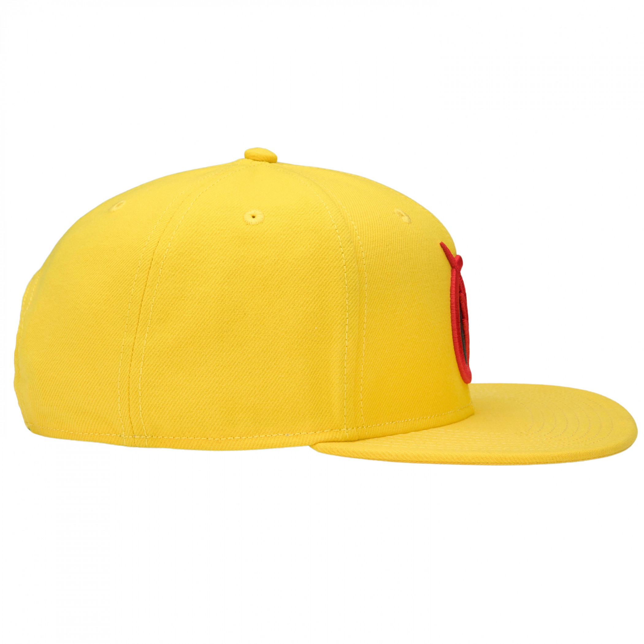 Reverse Flash Logo Flat Bill Snapback Hat